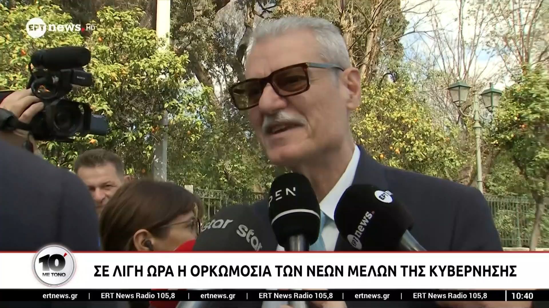 Έφτασε στο Προεδρικό Μέγαρο ο Ευάγγελος Τουρνάς