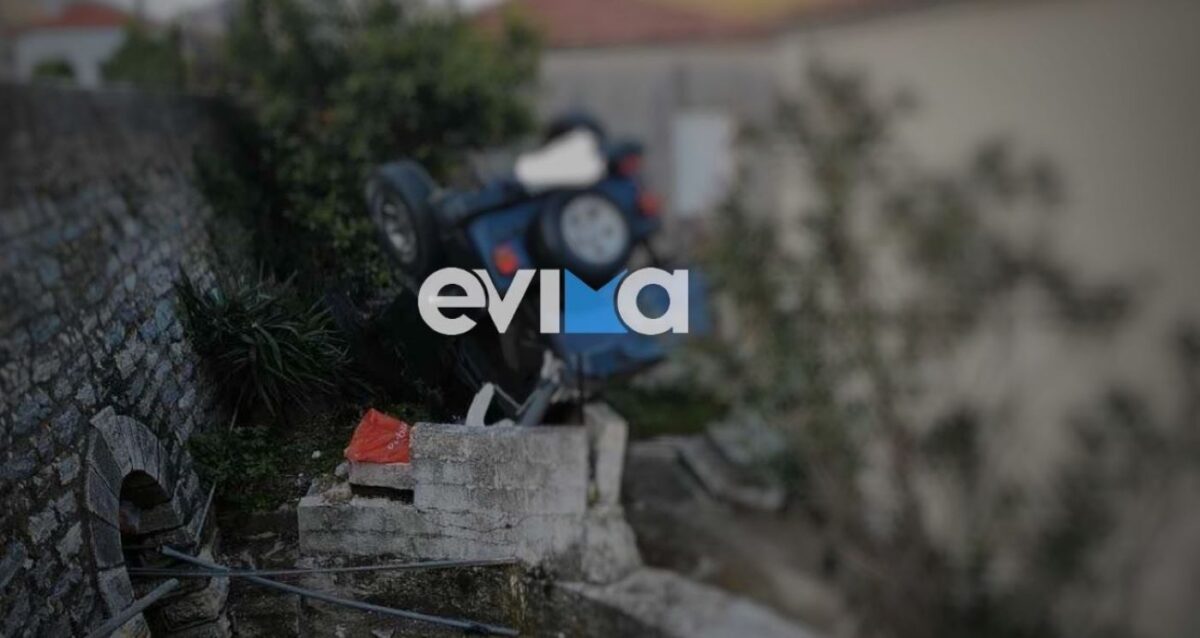 Εύβοια: Τζιπ «καρφώθηκε» δίπλα σε σπίτια – Τραυματίστηκε ο οδηγός
