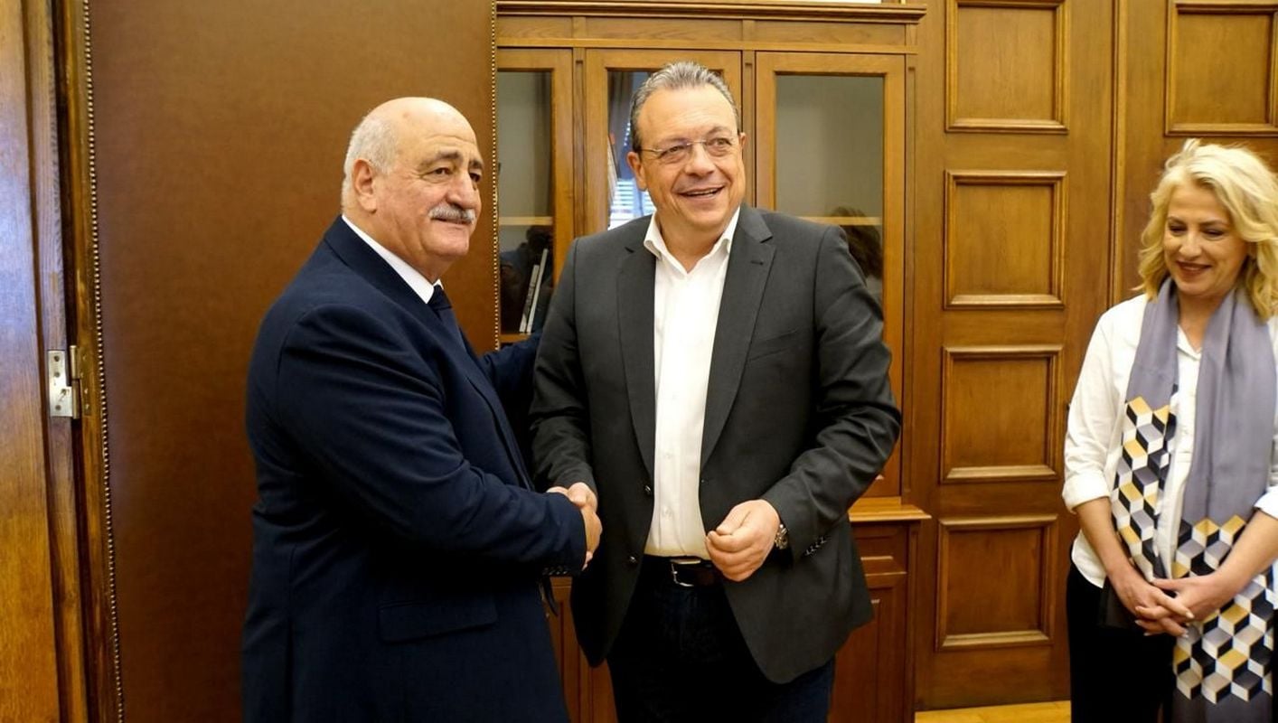 Συνάντηση Σωκράτη Φάμελλου με τον πρόεδρο του ΕΔΕΚ, Νίκο Αναστασίου: «Να αποτραπεί η κατοχή και η διχοτόμηση της Κύπρου ως τετελεσμένο γεγονός»