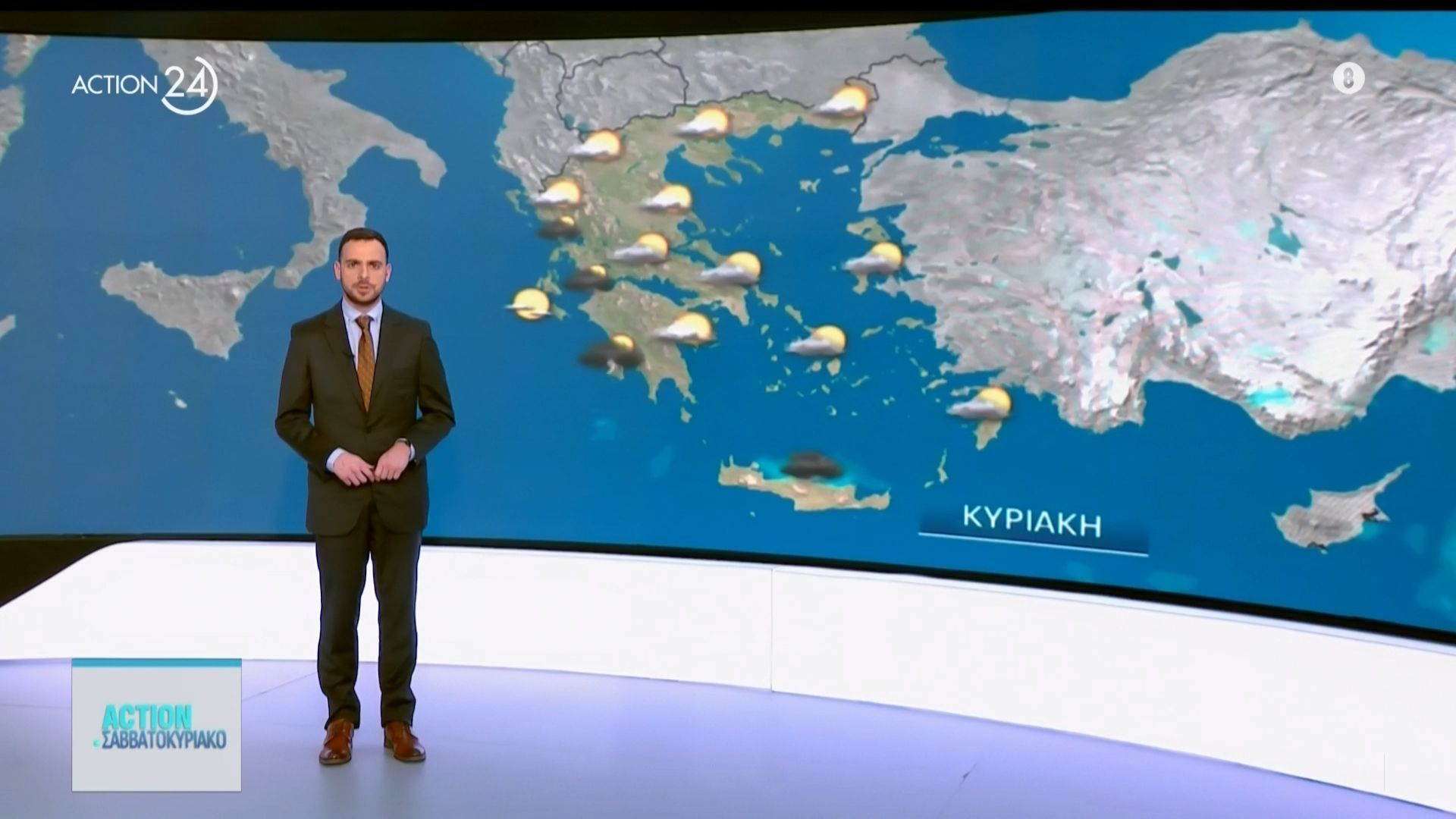 Η πρόγνωση του καιρού για σήμερα, Κυριακή 05/04