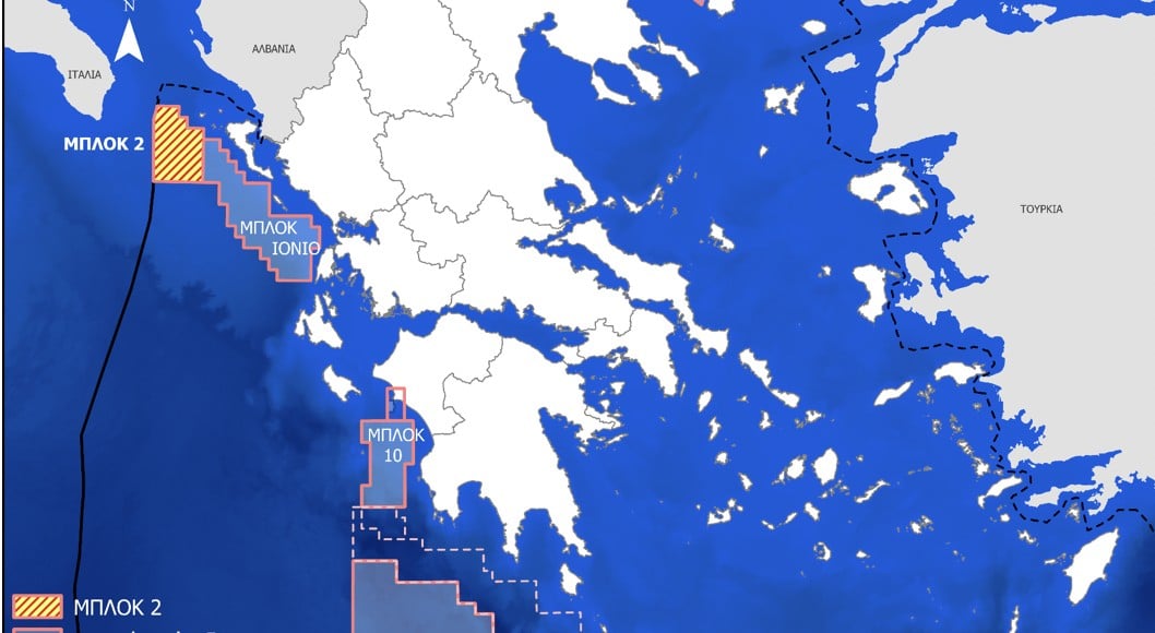 Ιόνιο, Μπλοκ 2, έρευνες, υδρογοάνθρακες