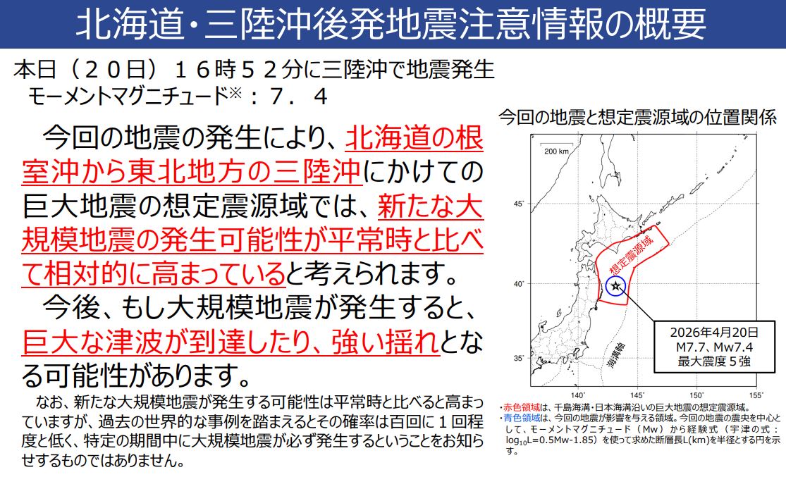 Ιαπωνία: Ανησυχία για «γιγαντοσεισμό» μετά τα 7,7 Ρίχτερ – Ο στρατός κινητοποιείται, μειώθηκε ο κίνδυνος τσουνάμι