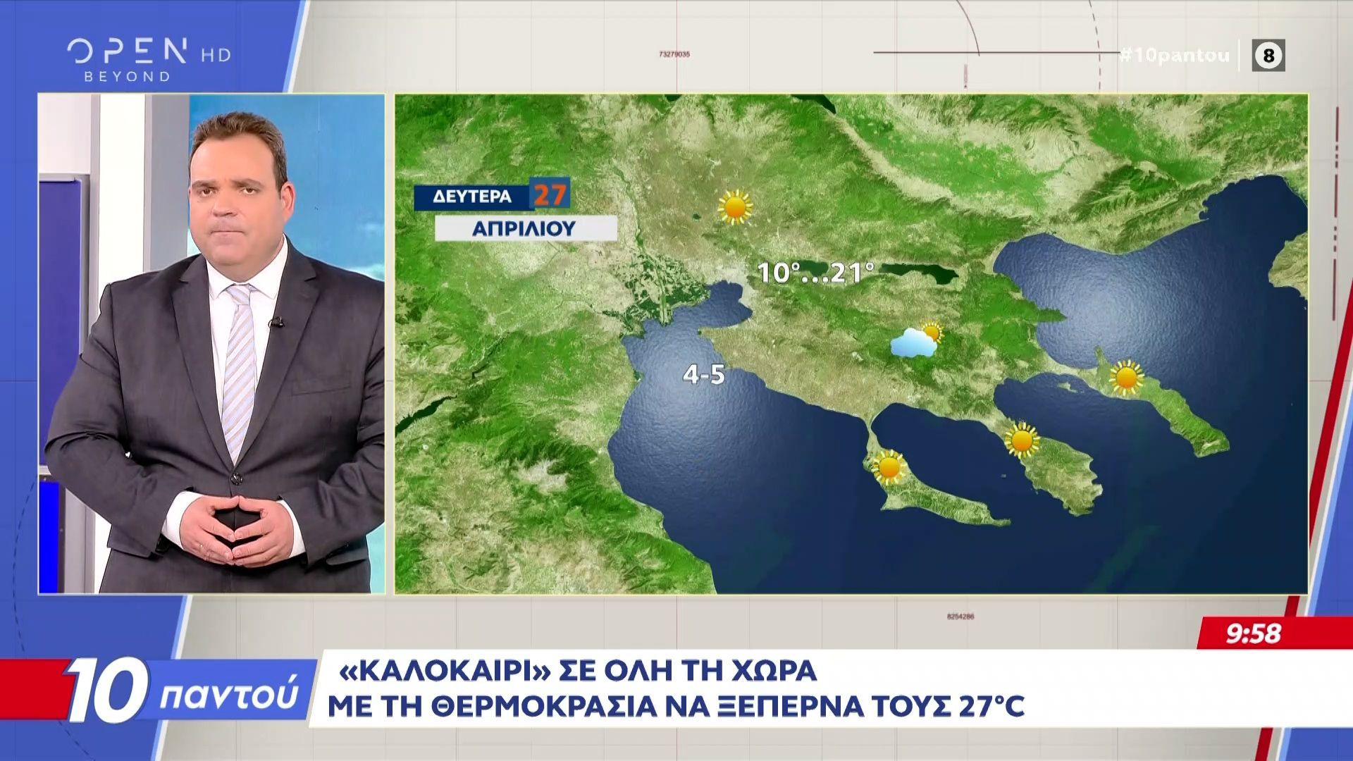 «Καλοκαίρι» σε όλη τη χώρα