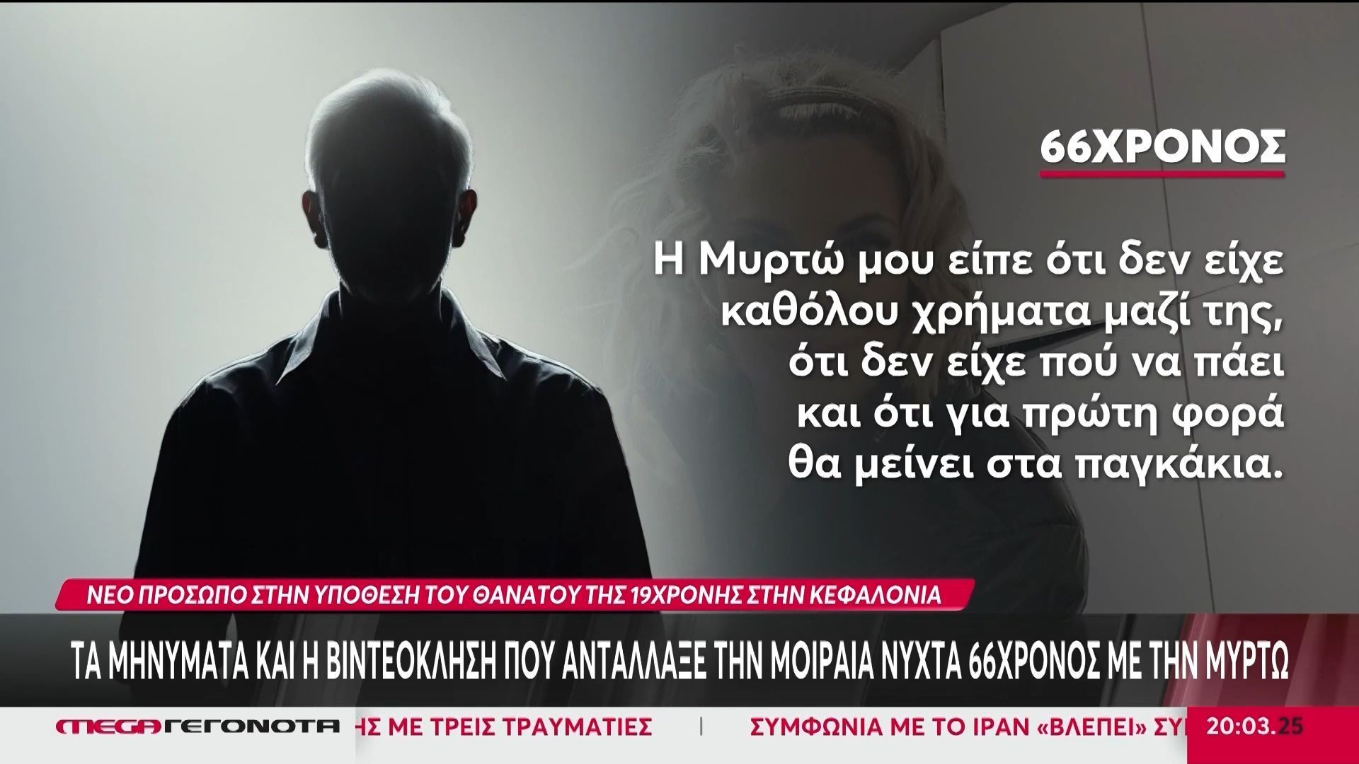 Κεφαλονιά: Στο «μικροσκόπιο» η επικοινωνία της 19χρονης με 66χρονο