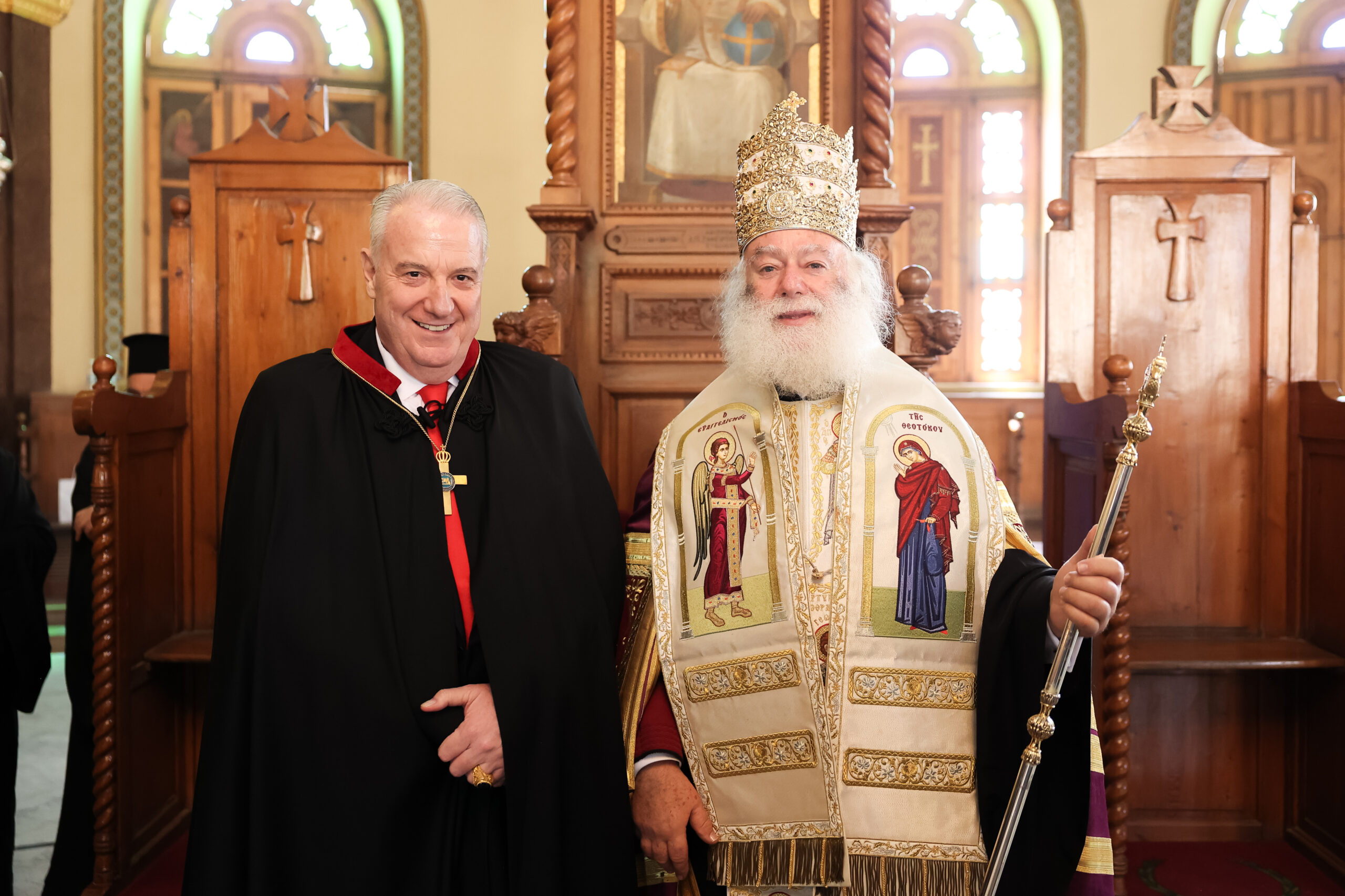 Ο Σάκης Κεχαγιόλου Ανακηρύσσεται Μέγας Λογοθέτης στο Πατριαρχείο Αλεξάνδρειας