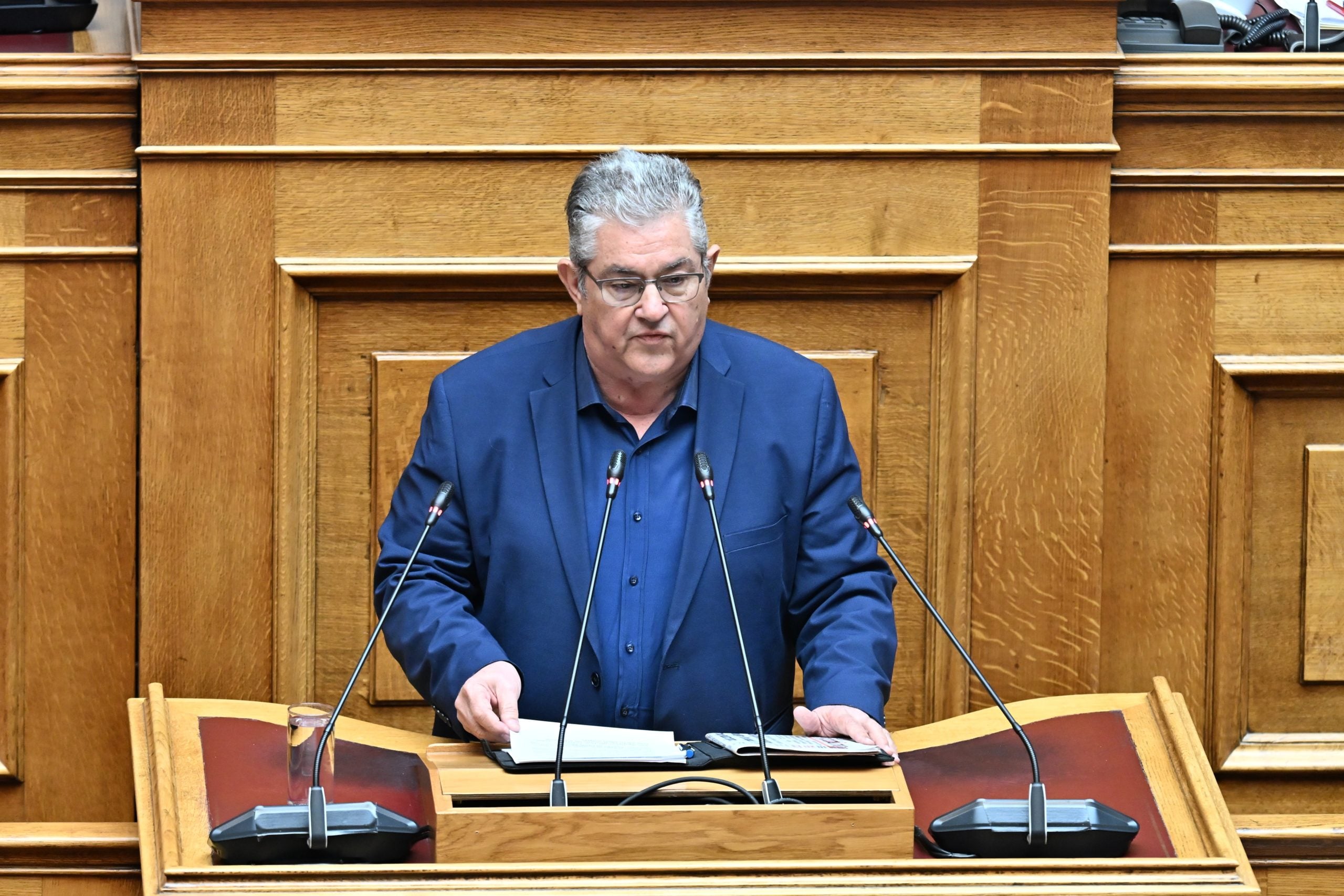 Κουτσούμπας: Τα σκάνδαλα και το έγκλημα των Τεμπών εξοργίζουν τον λαό καθώς εντείνονται οι κίνδυνοι από την εμπλοκή της χώρας στον ιμπεριαλιστικό πόλεμο
