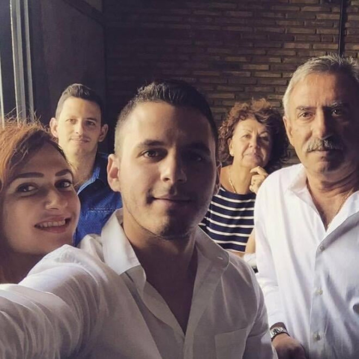 Ο Παναγιώτης Κουτσουμπής και η οικογένειά του