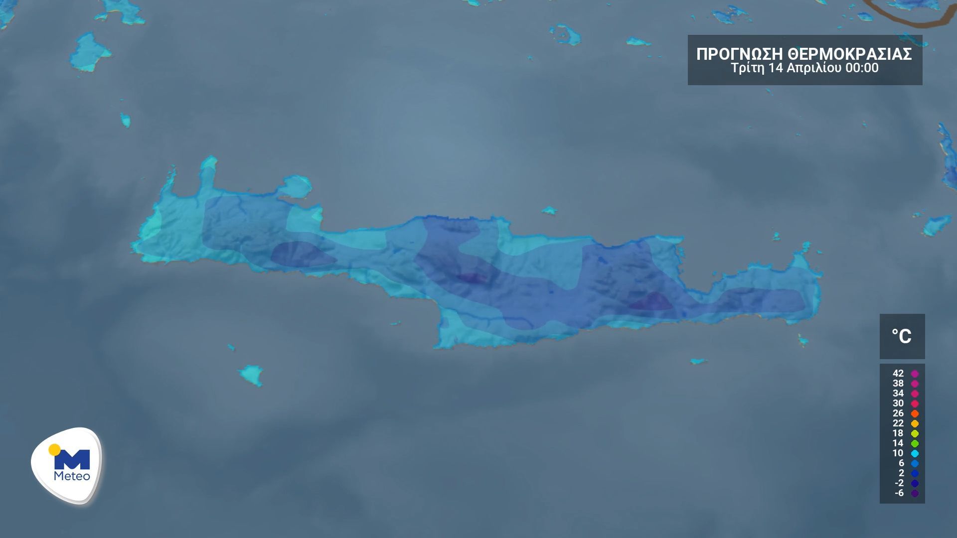Κρήτη: Ο καιρός για Δευτέρα 13 Απριλίου