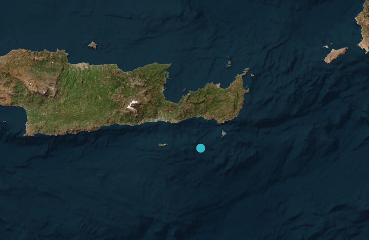 Σεισμός 4,6 Ρίχτερ στην Κρήτη, ανοιχτά του Λασιθίου