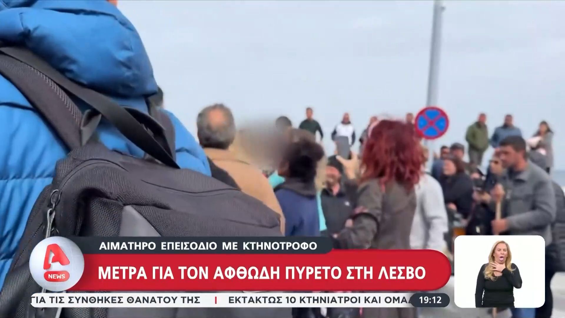 Λέσβος: Αιματηρό επεισόδιο με κτηνοτρόφο στη διάρκεια διαμαρτυρίας για τον αφθώδη πυρετό