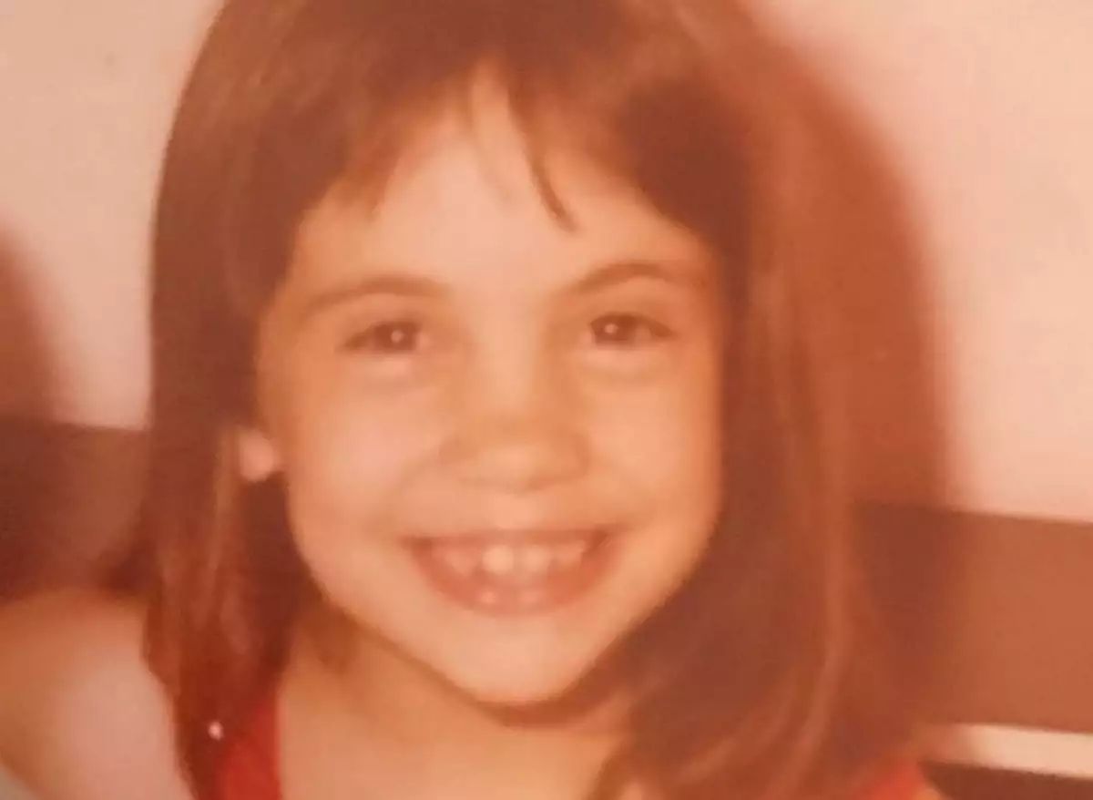 Η Λίνα Σακκά σε παιδική ηλικία