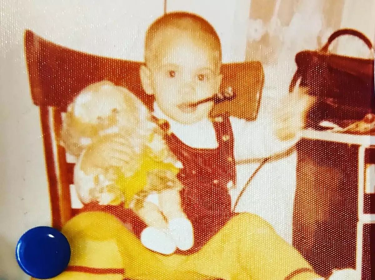 Η Λίνα Σακκά σε παιδική ηλικία