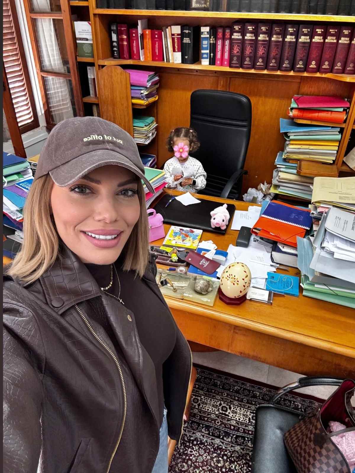 Η Ιωάννα Μαλέσκου με την κόρη της