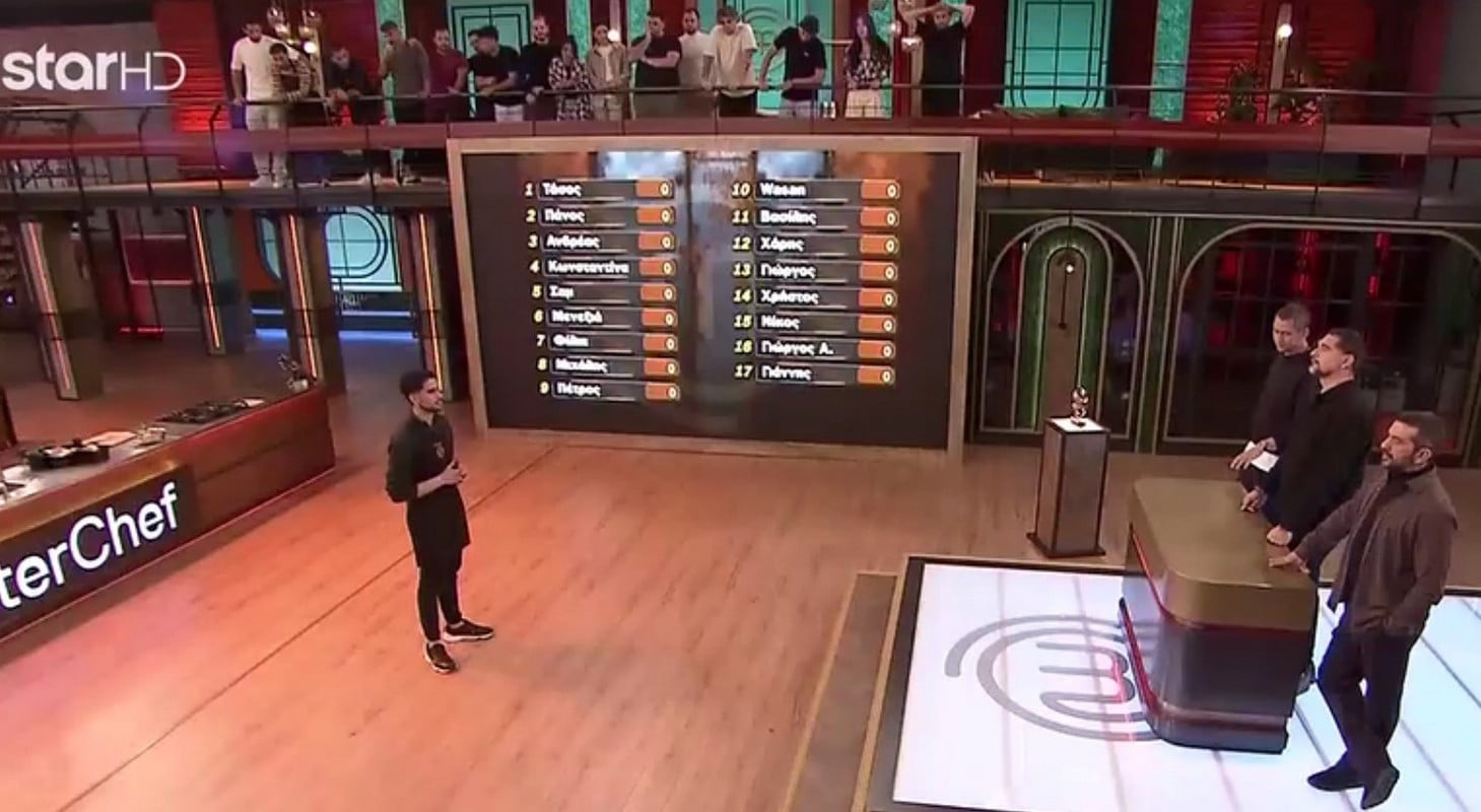 MasterChef: Ξεκίνησε  η «εβδομάδα Thriller» – Ποιος αποχώρησε από τον διαγωνισμό; (Βίντεο)
