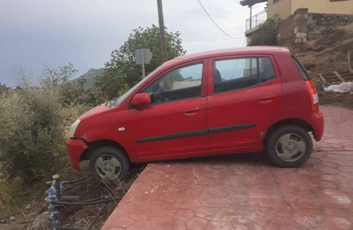 Κρήτη: Θυελλώδεις άνεμοι σαρώνουν το νησί – Παρασύρθηκε αυτοκίνητο, έπεσαν δέντρα