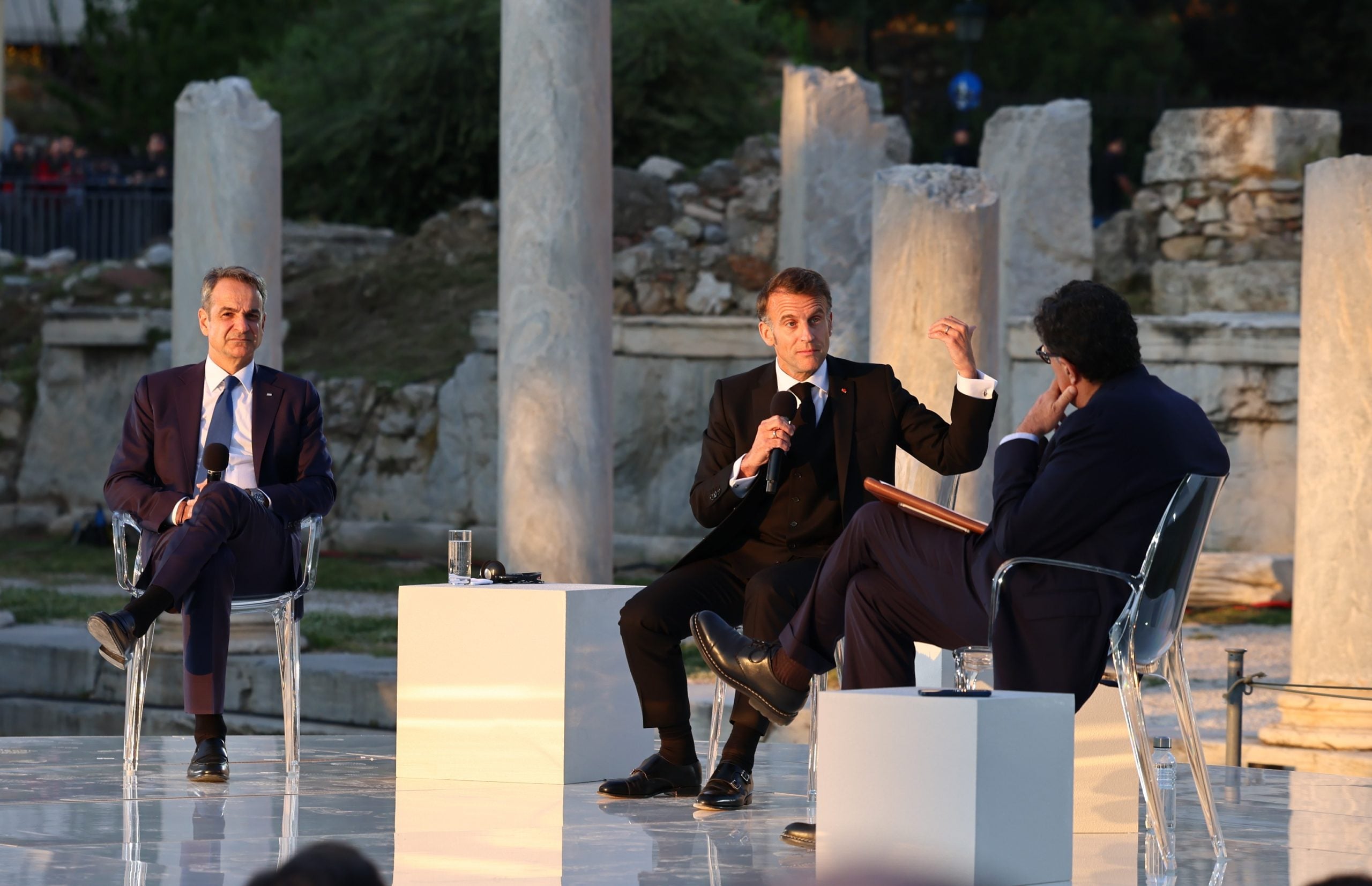 Κυριάκος Μητσοτάκης Εμανουέλ Μακρόν