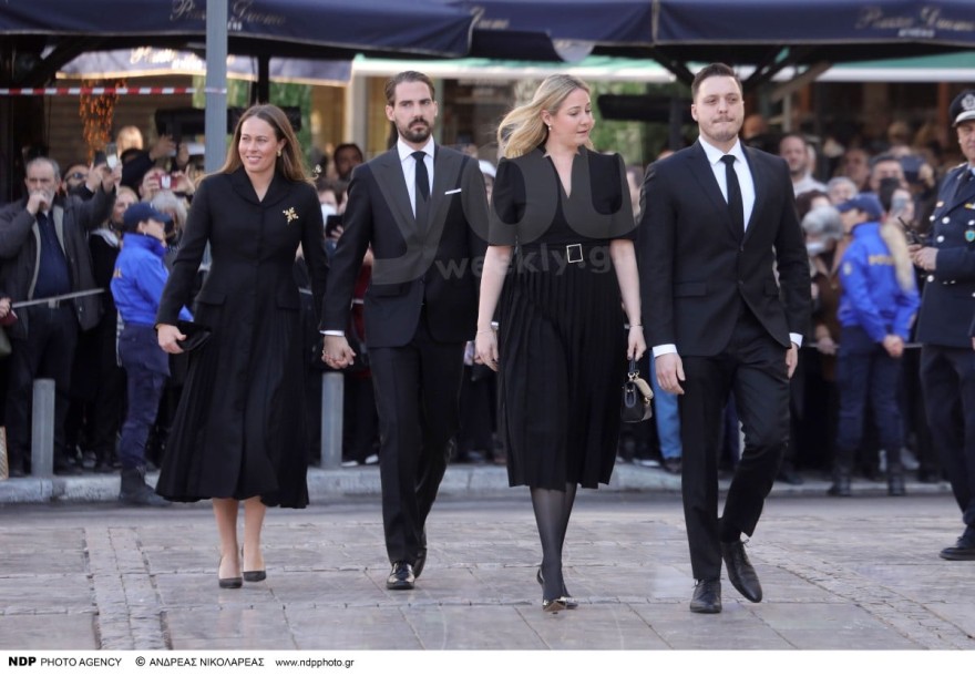 Τέως Βασιλιάς Κωνσταντίνος μνημόσυνο οικογένεια