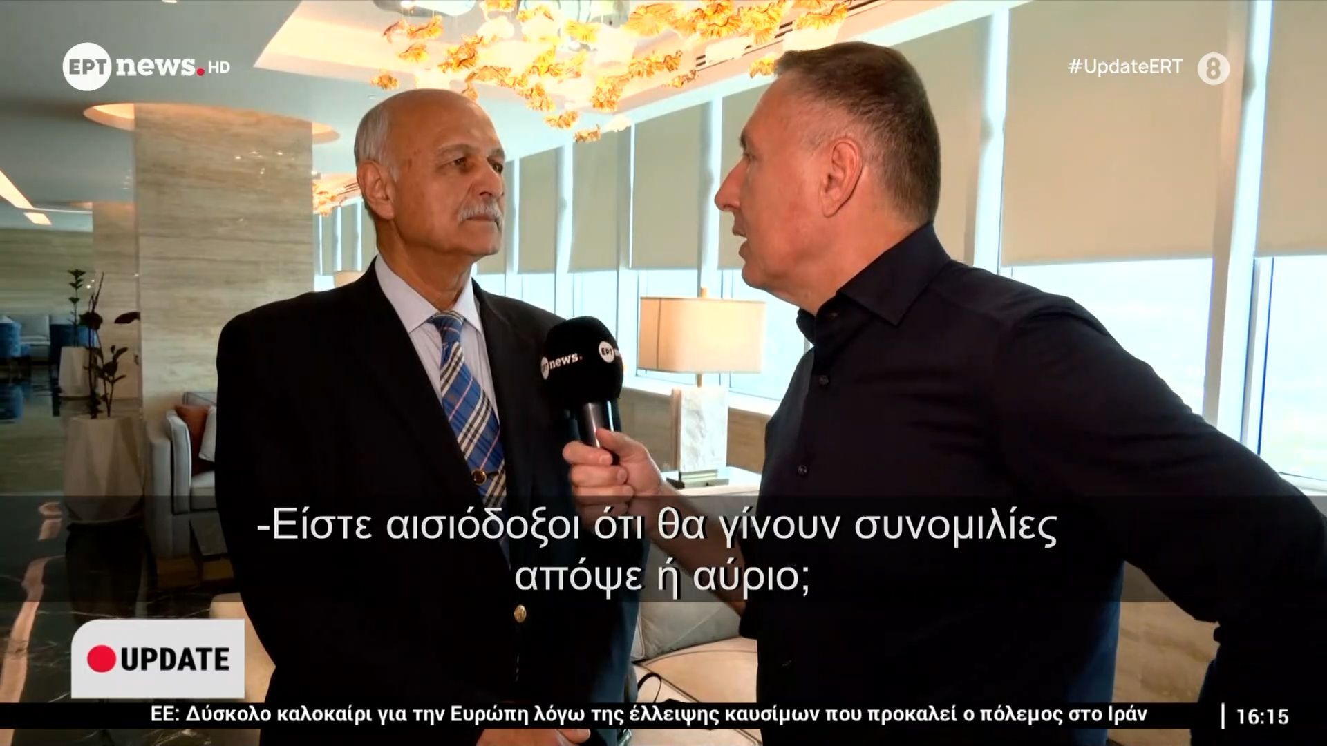 Μουσαχίντ Χουσαίν Σαγιεντ, Γερουσιαστής Πακιστάν αποκλειστικά στο ΕΡΤnews