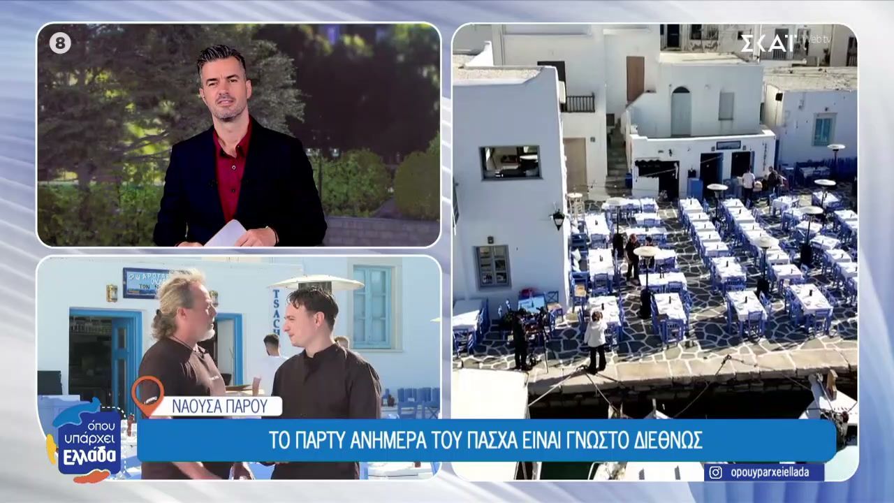 Νάουσα Πάρου: Το party ανήμερα του Πάσχα είναι διεθνώς γνωστό