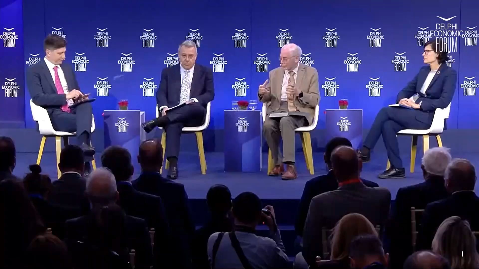 Navigating the future of European Economic Growth | Herman Van Rompuy, Μαρία Δεμερτζή και Βασίλης Ψάλτης στο Οικονομικό Φόρουμ Δελφών