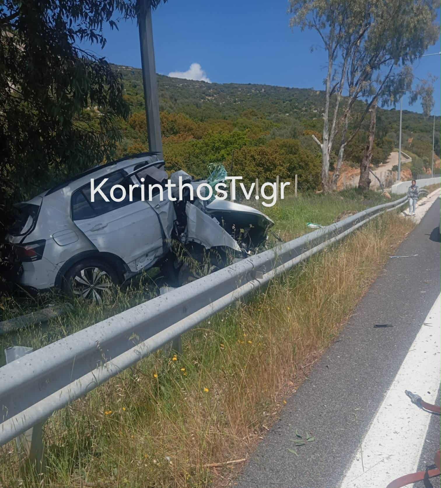 Τροχαίο δυστύχημα στη Νεμέα Κορινθίας