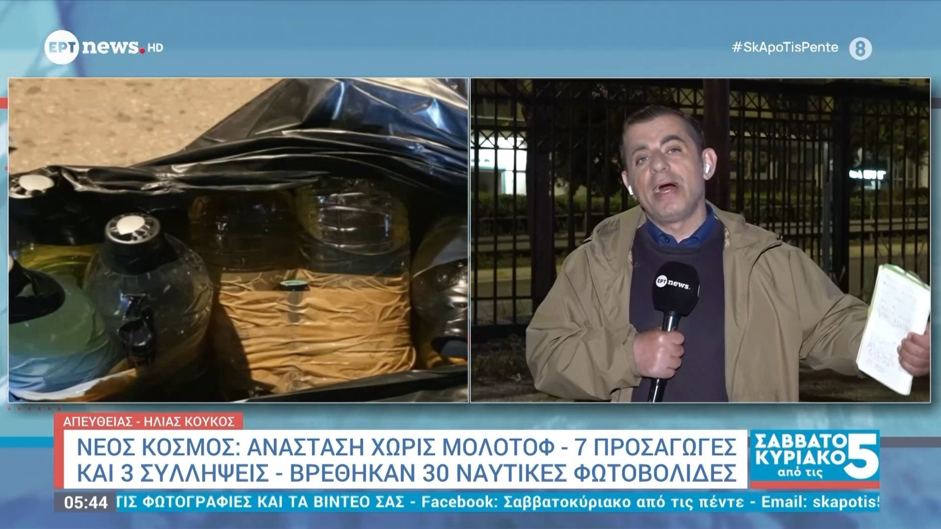 Home 113 Νέος Κόσμος: Ανάσταση χωρίς μολότοφ – 7 προσαγωγές και 3 συλλήψεις