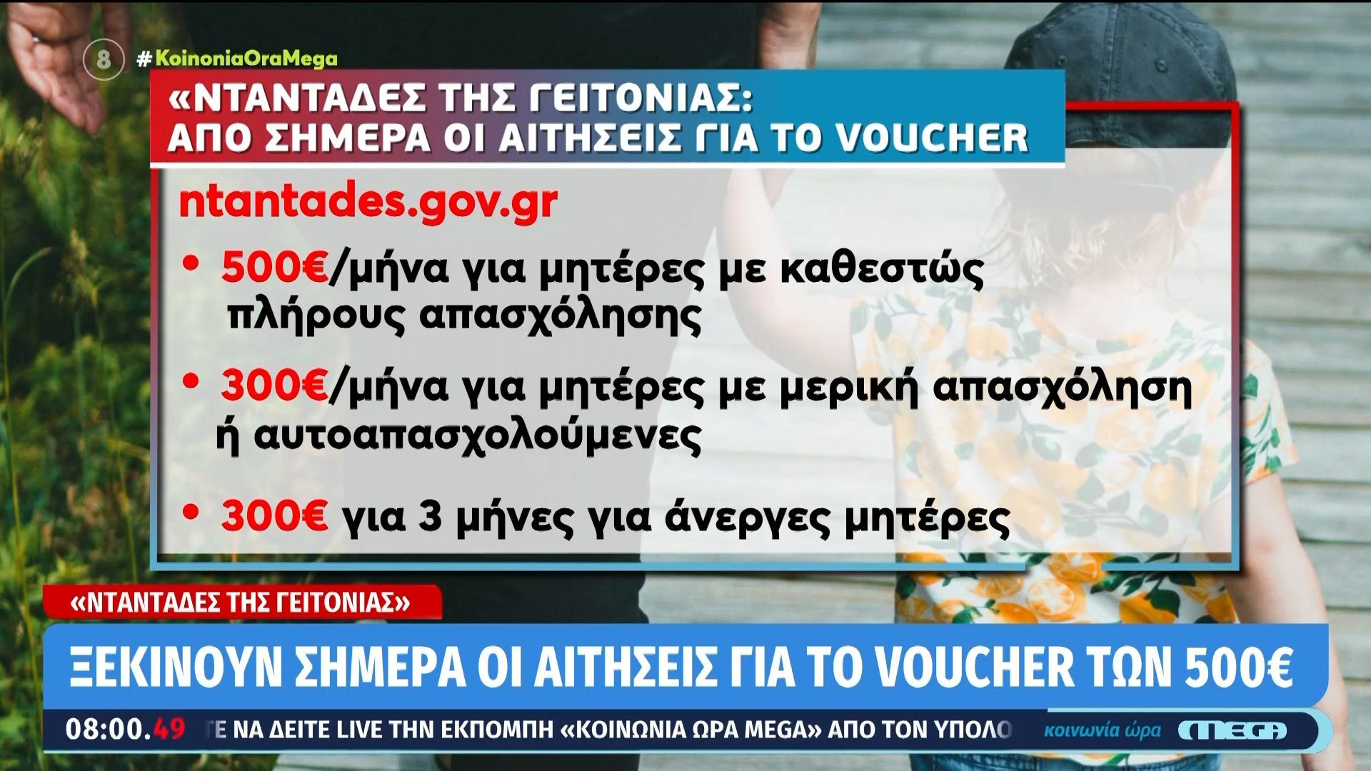 Νταντάδες της γειτονιάς: Ξεκινούν σήμερα οι αιτήσεις για το voucher των 500 ευρώ