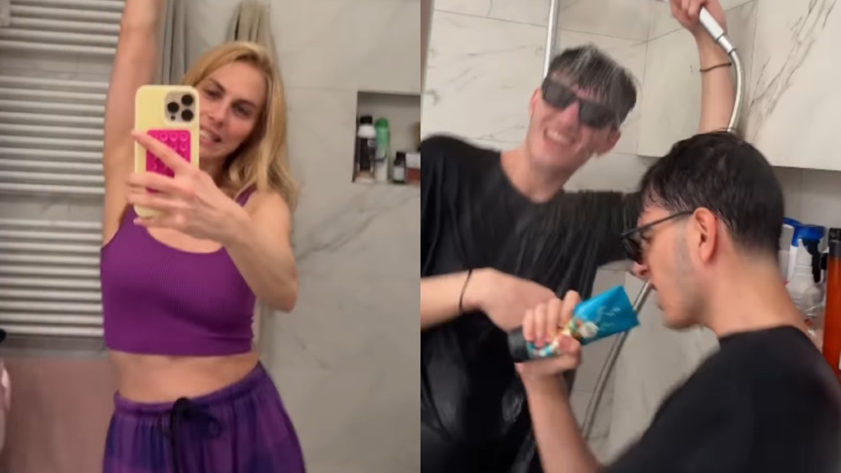 Ντορέττα Παπαδημητρίου: Ο τρελός χορός με τους γιους της στο μπάνιο! (Βίντεο)