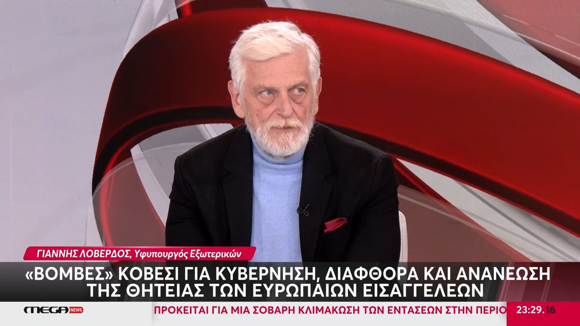 Ο Γιάννης Λοβέρδος σχολιάζει τα λεγόμενα της Κοβέσι για την κυβέρνηση