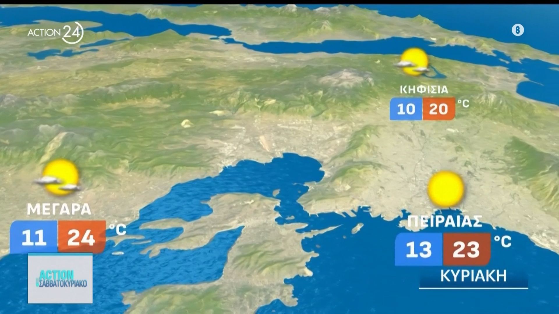 Ο καιρός για σήμερα Κυριακή 26/04