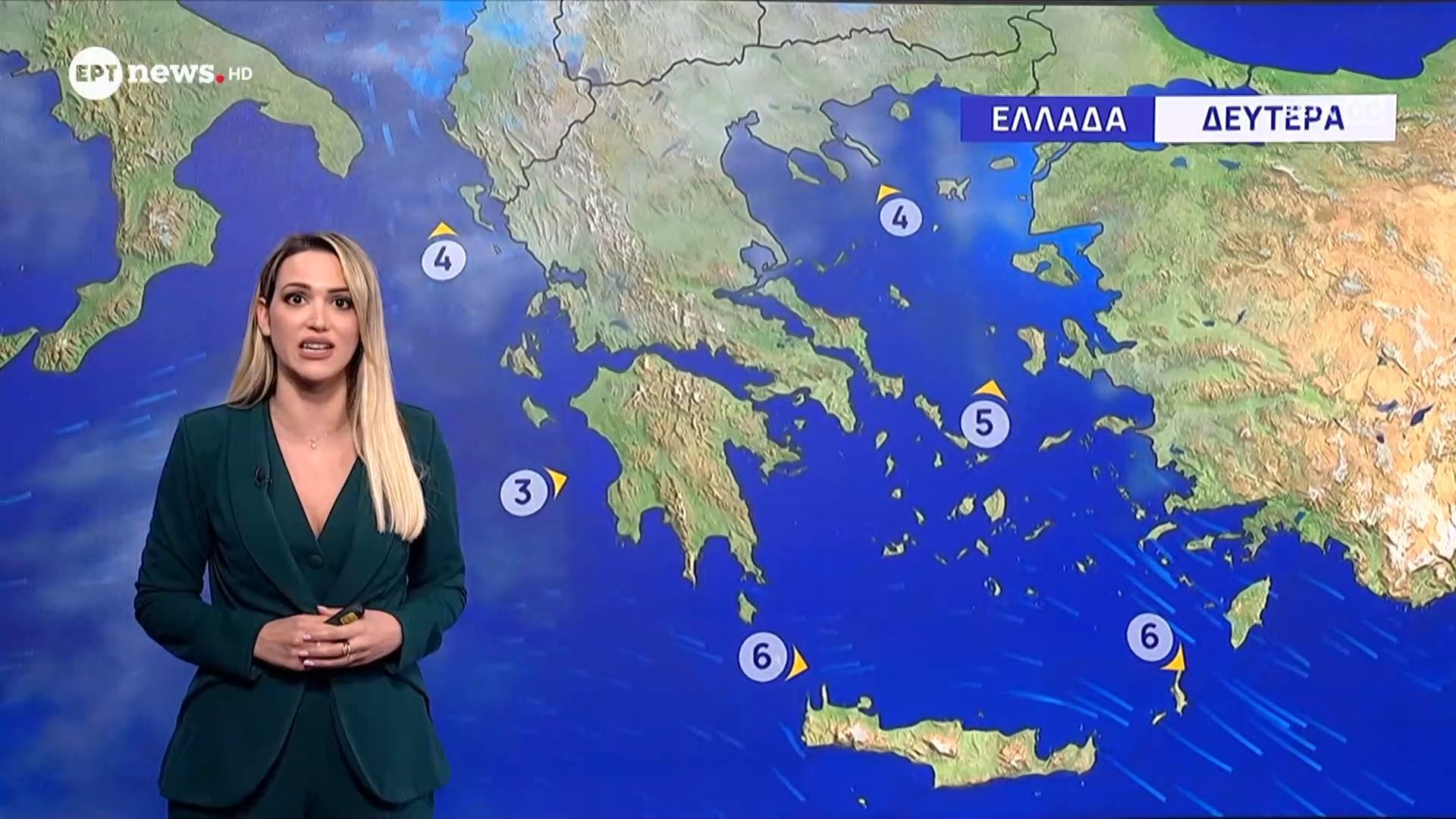 Ο καιρός για τη Δευτέρα (20/04) από την Όλγα Παπαβγούλη