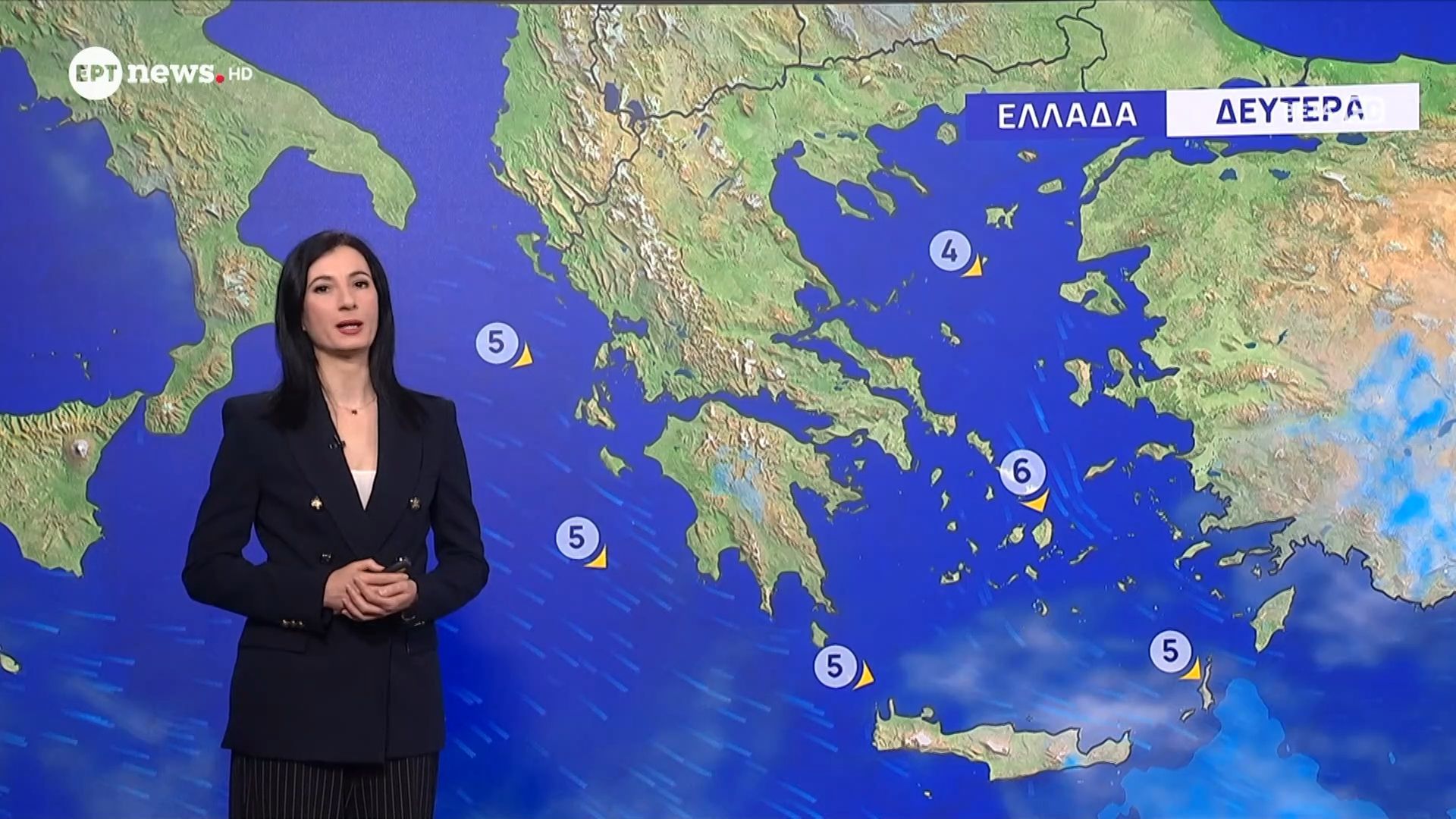 Ο καιρός την Δευτέρα 6 Απριλίου