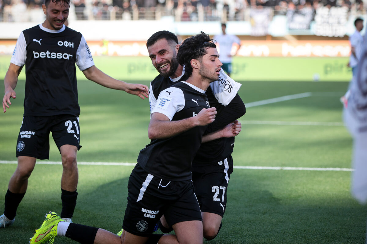 ΟΦΗ – Λεβαδειακός 2-0: Θρίαμβος για τους Κρητικούς και «φλόγα» στα πλέι οφ για τις θέσεις 5-8