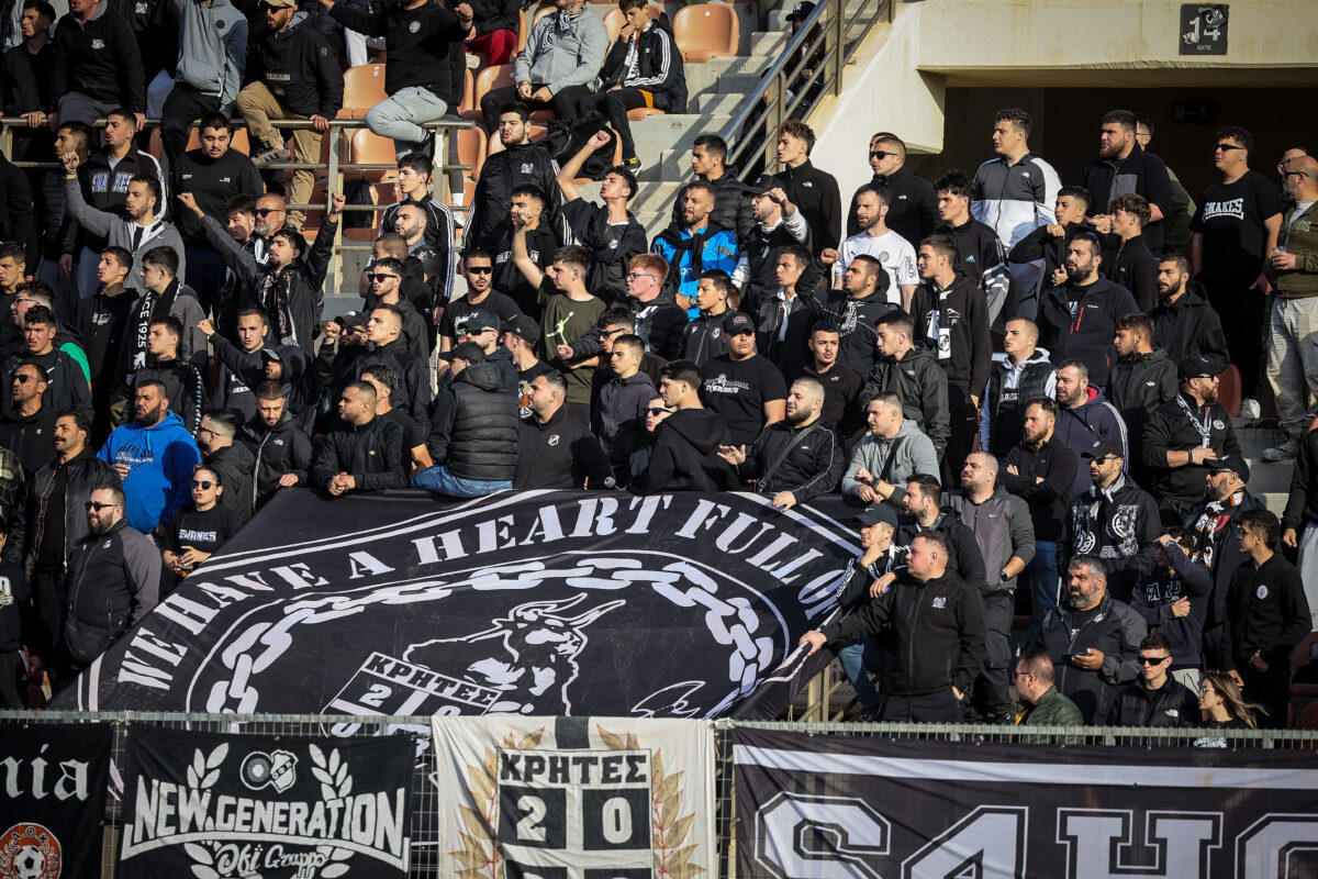 «Ενθουσιασμός» οπαδών του ΟΦΗ πριν τον ΠΑΟΚ: «Το Κύπελλο θα σηκώσουμε στο Πανθεσσαλικό»