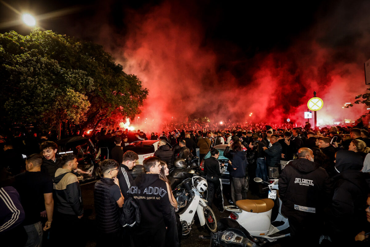 ΟΦΗ: Θριαμβευτική υποδοχή στην Κρήτη για τους Κυπελλούχους Ελλάδας