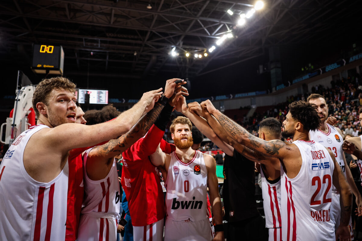 Η κατάταξη της Euroleague: Ο Ολυμπιακός στην κορυφή, ο Παναθηναϊκός εκτός τετράδας