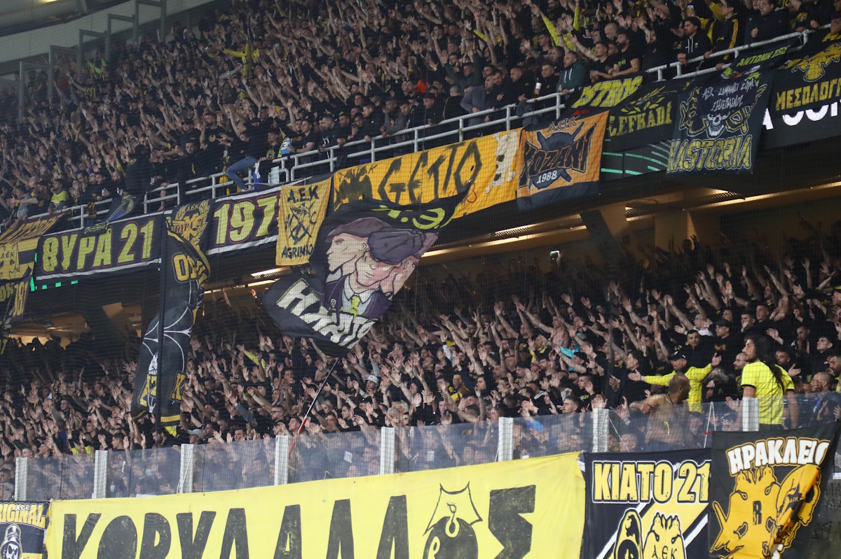 ΑΕΚ: Η Allwyn Arena κορυφαία σε προσέλευση φιλάθλων στις ρεβάνς των προημιτελικών του Conference League