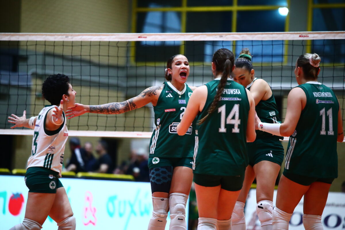 Παναθηναϊκός – ΖΑΟΝ 3-0: Οι πράσινες ξεκίνησαν δυναμικά για την κατάκτηση της Volley League