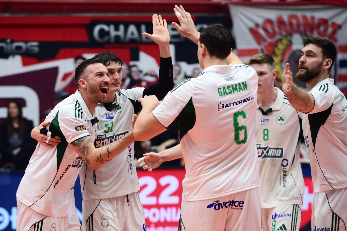 Παναθηναϊκός – ΠΑΟΚ: Πρώτος τελικός στη Volley League ανδρών