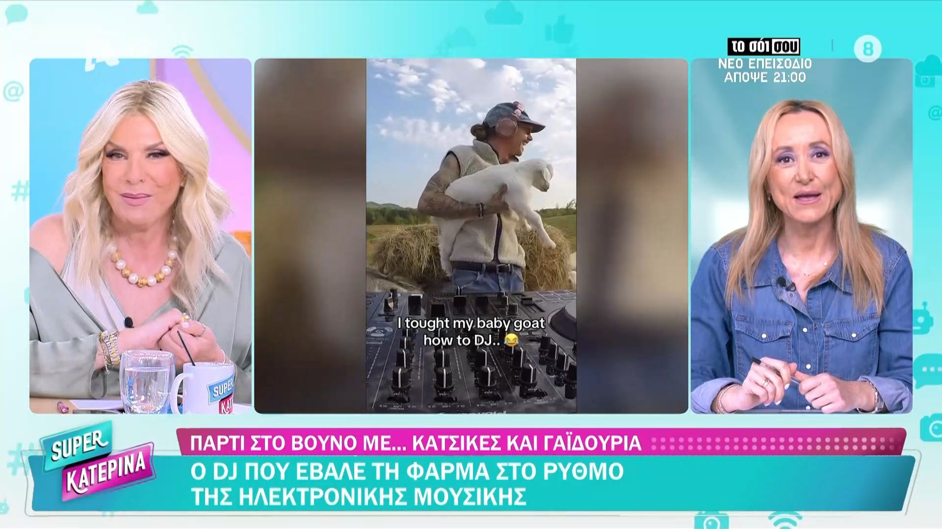 Πάρτι στο βουνό… με κατσίκες και γαϊδούρια