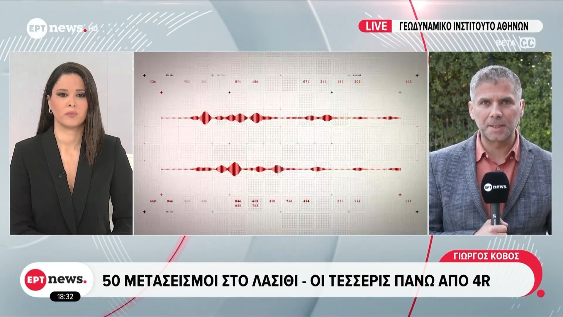 Πενήντα μετασεισμοί στο Λασίθι – Οι τέσσερις πάνω από 4R