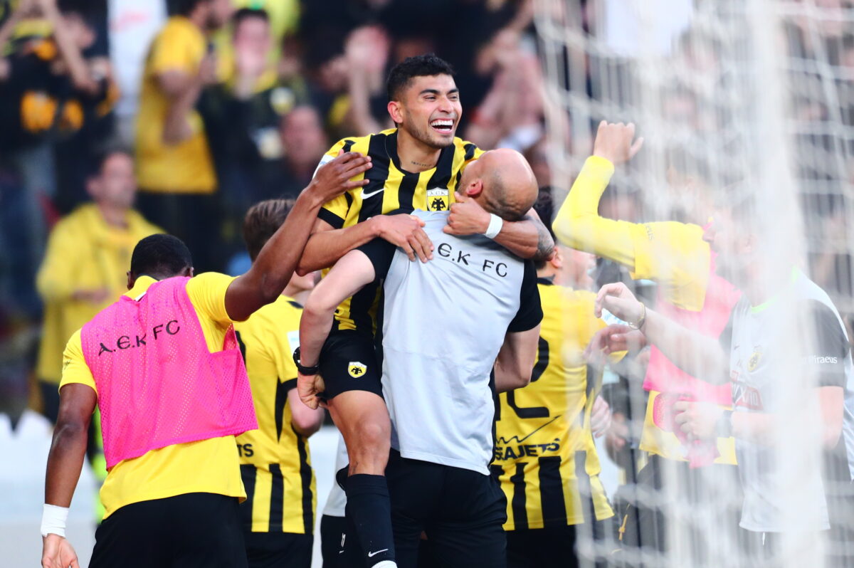ΑΕΚ – ΠΑΟΚ: Το εντυπωσιακό γκολ του Πινέδα για το 3-0