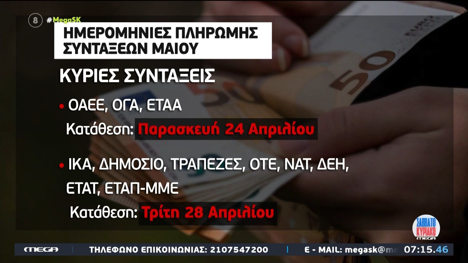 Πότε θα δουν λεφτά οι συνταξιούχοι – Οι επικρατέστερες ημερομηνίες