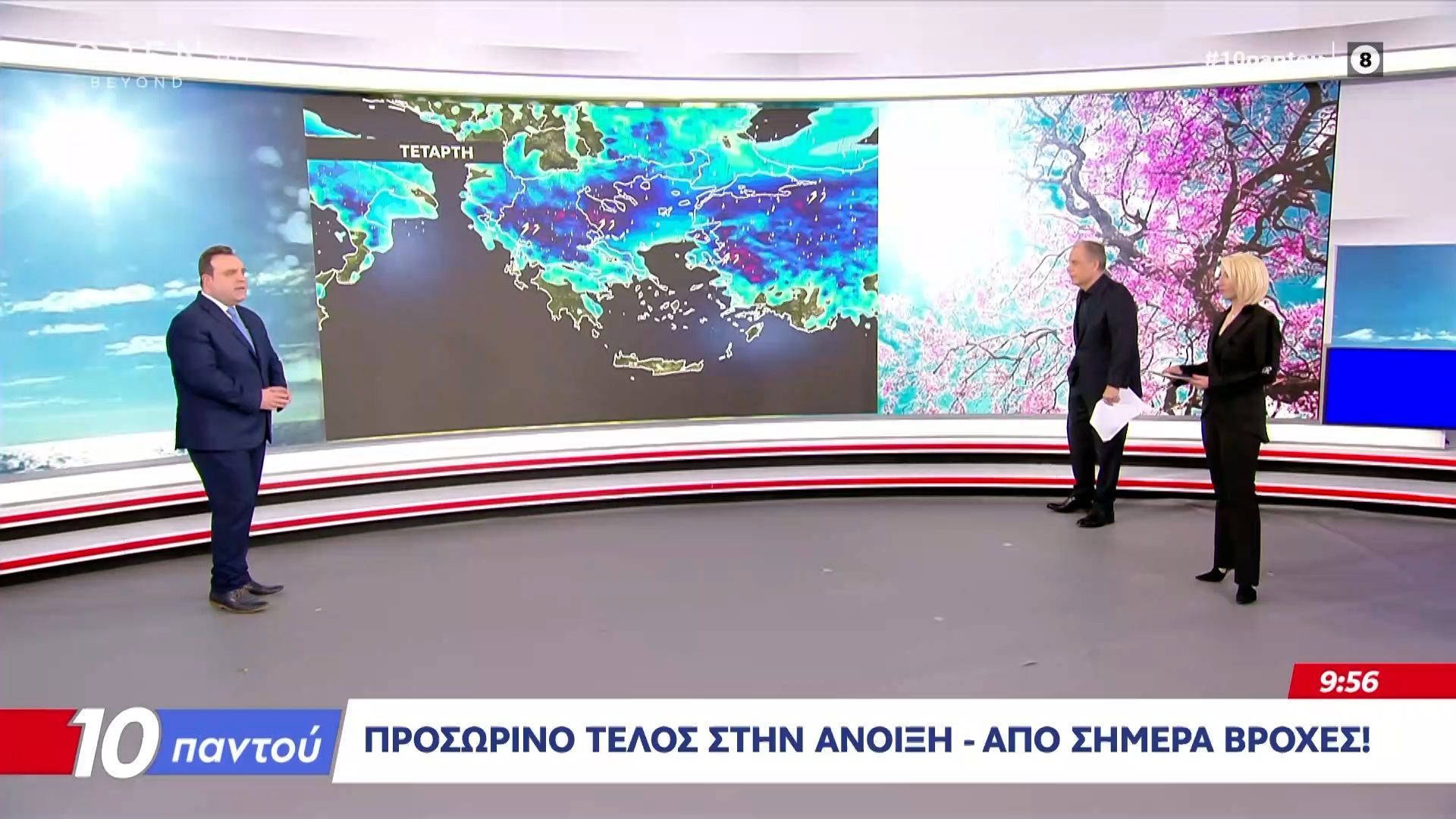 Προσωρινό τέλος στην άνοιξη – Απο αύριο βροχές