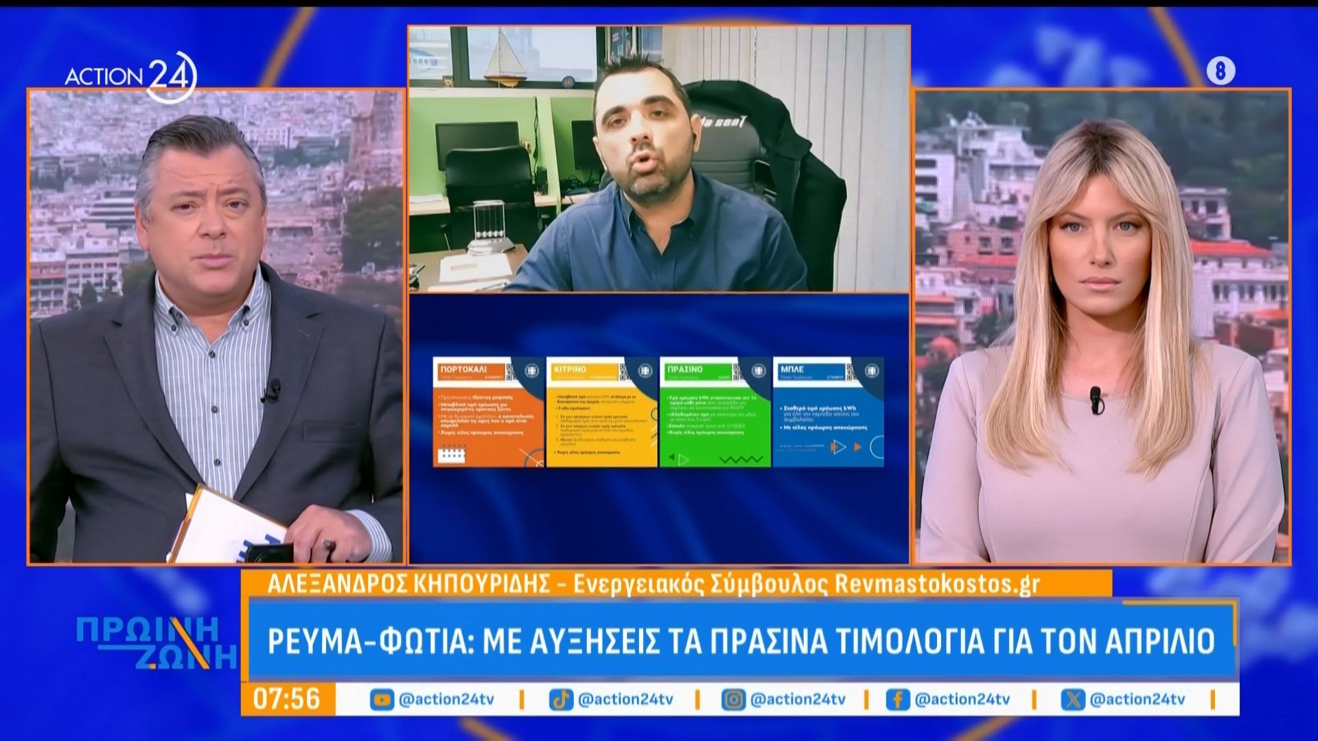 Ρεύμα-Φωτιά: Με αυξήσεις τα πράσινα τιμολόγια για τον Απρίλιο