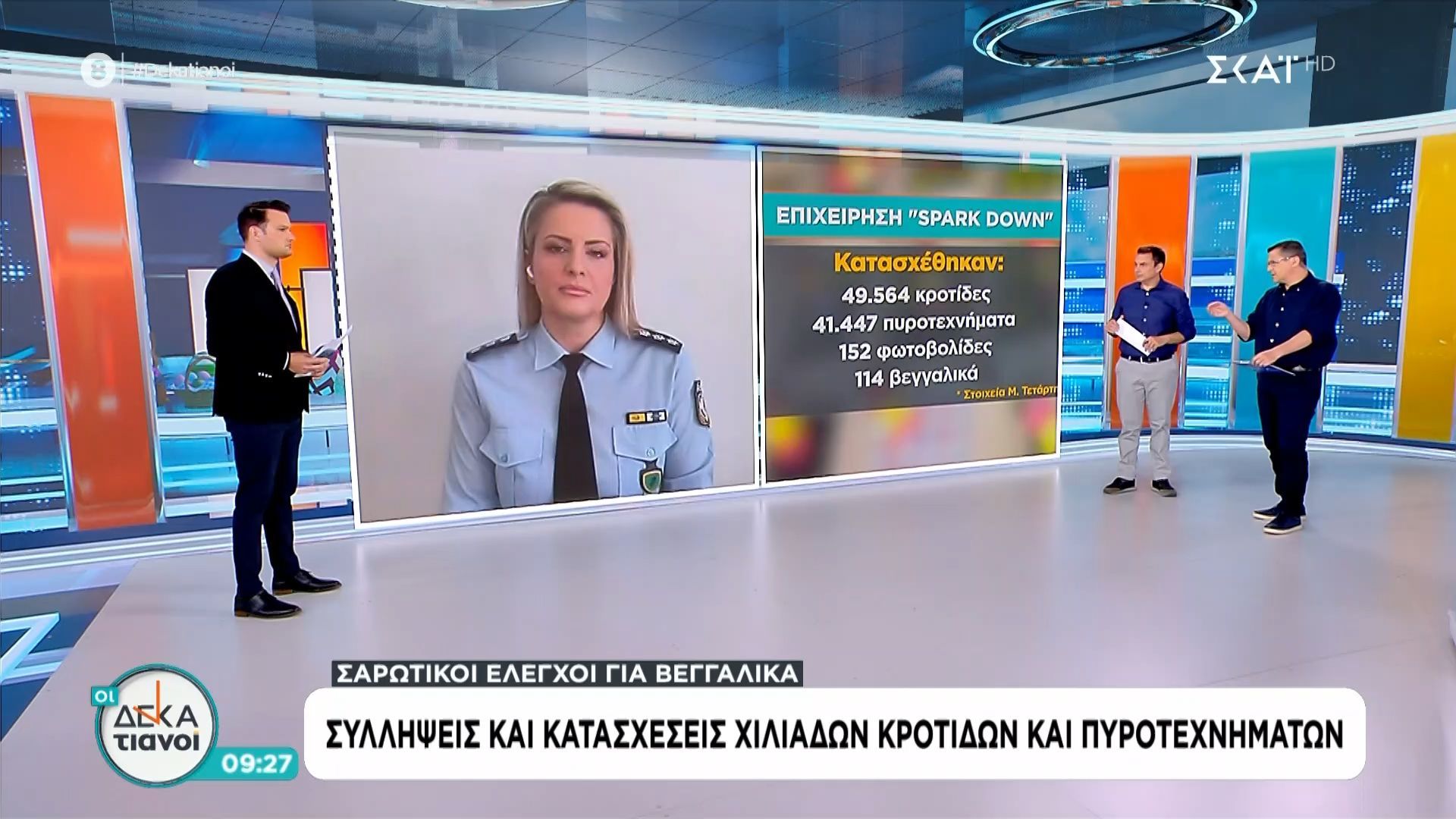 Σαρωτικοί έλεγχοι για βεγγαλικά – Συλλήψεις και κατασχέσεις χιλιάδων κροτίδων και πυροτεχνημάτων