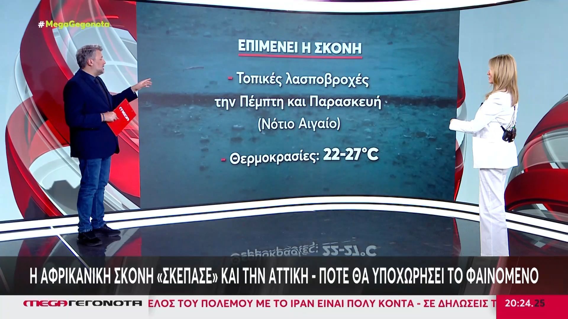 Σε κλοιό αφρικανικής σκόνης η χώρα – Η πρόγνωση του Γ. Καλλιάνου