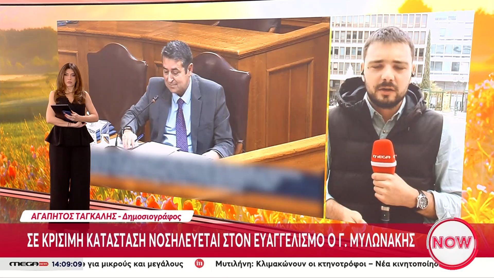 Σε κρίσιμη κατάσταση νοσηλεύεται στον Ευαγγελισμό ο Γιώργος Μυλωνάκης
