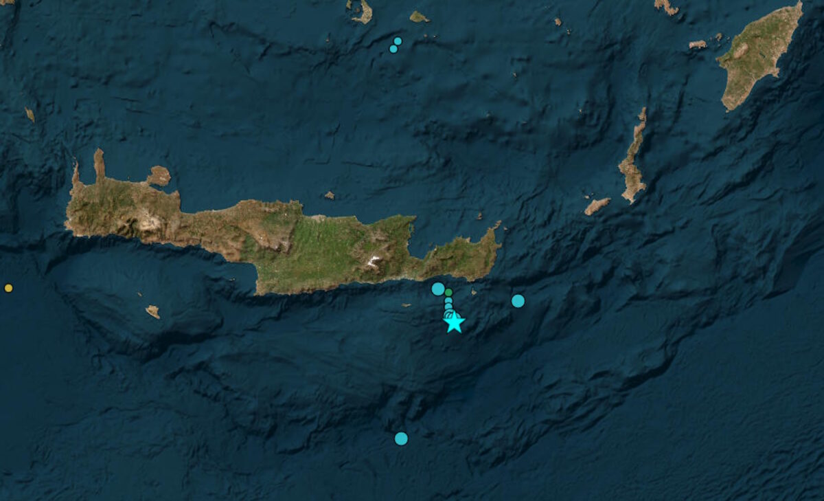 Σεισμός 5,7 Ρίχτερ στη θαλάσσια ζώνη του Λασιθίου – Αισθητός σε ολόκληρο το νησί