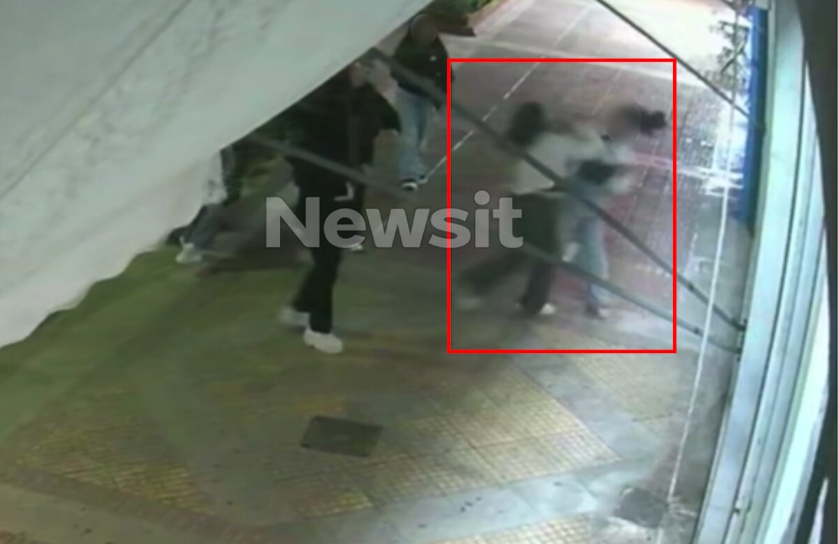 Αγία Βαρβάρα: Βίντεο – μαρτυρία από τη βίαιη σύγκρουση κοριτσιών